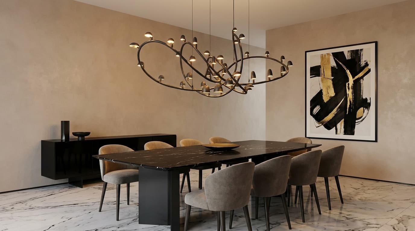 Brass Bough in room