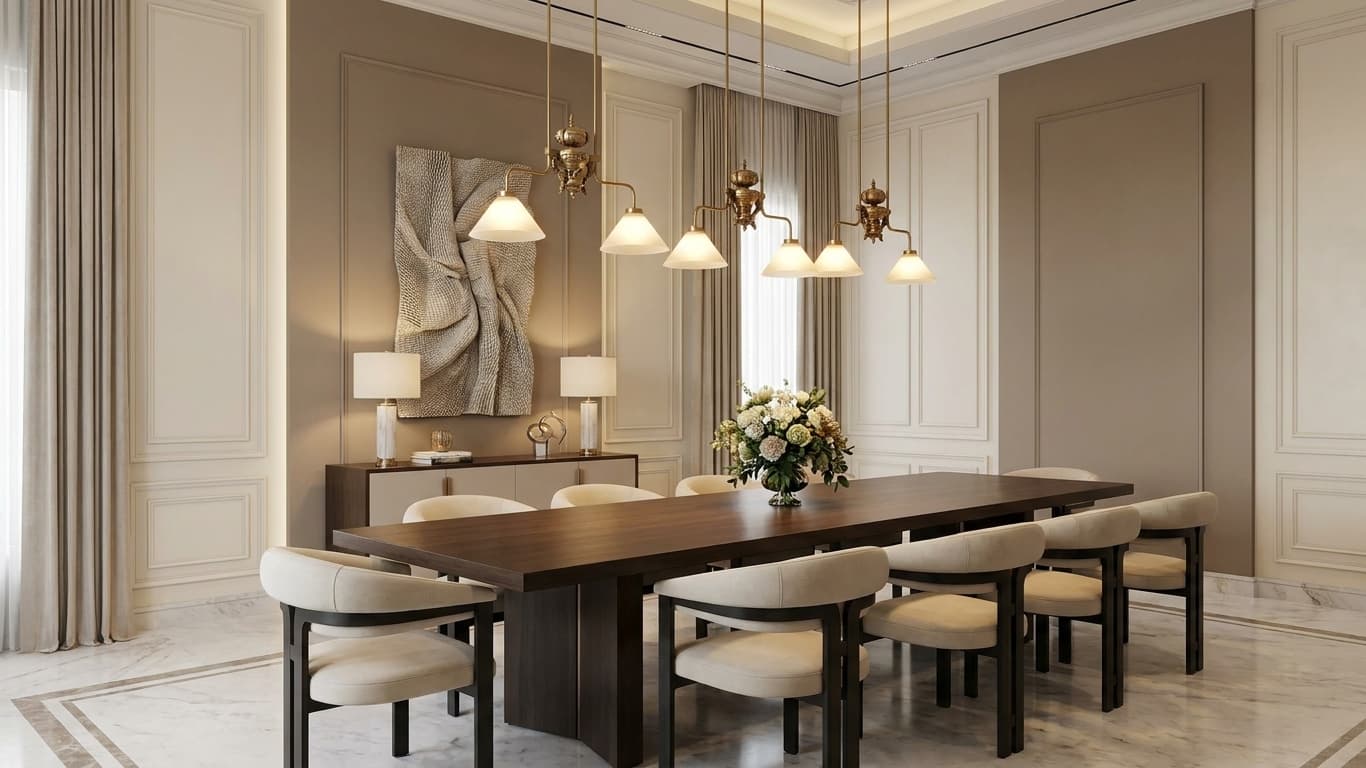 Brass Dome Cluster in room