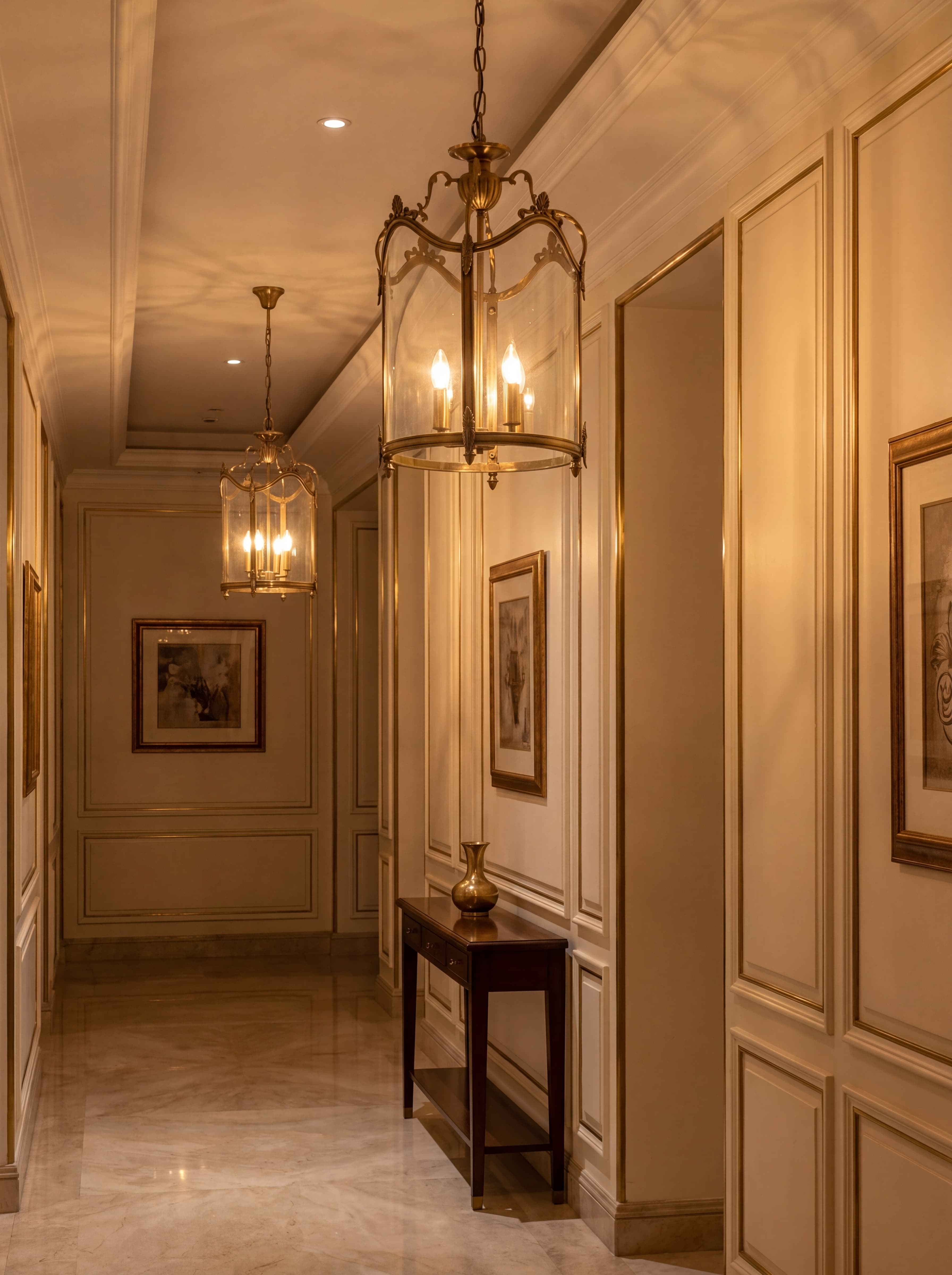 Glass in room