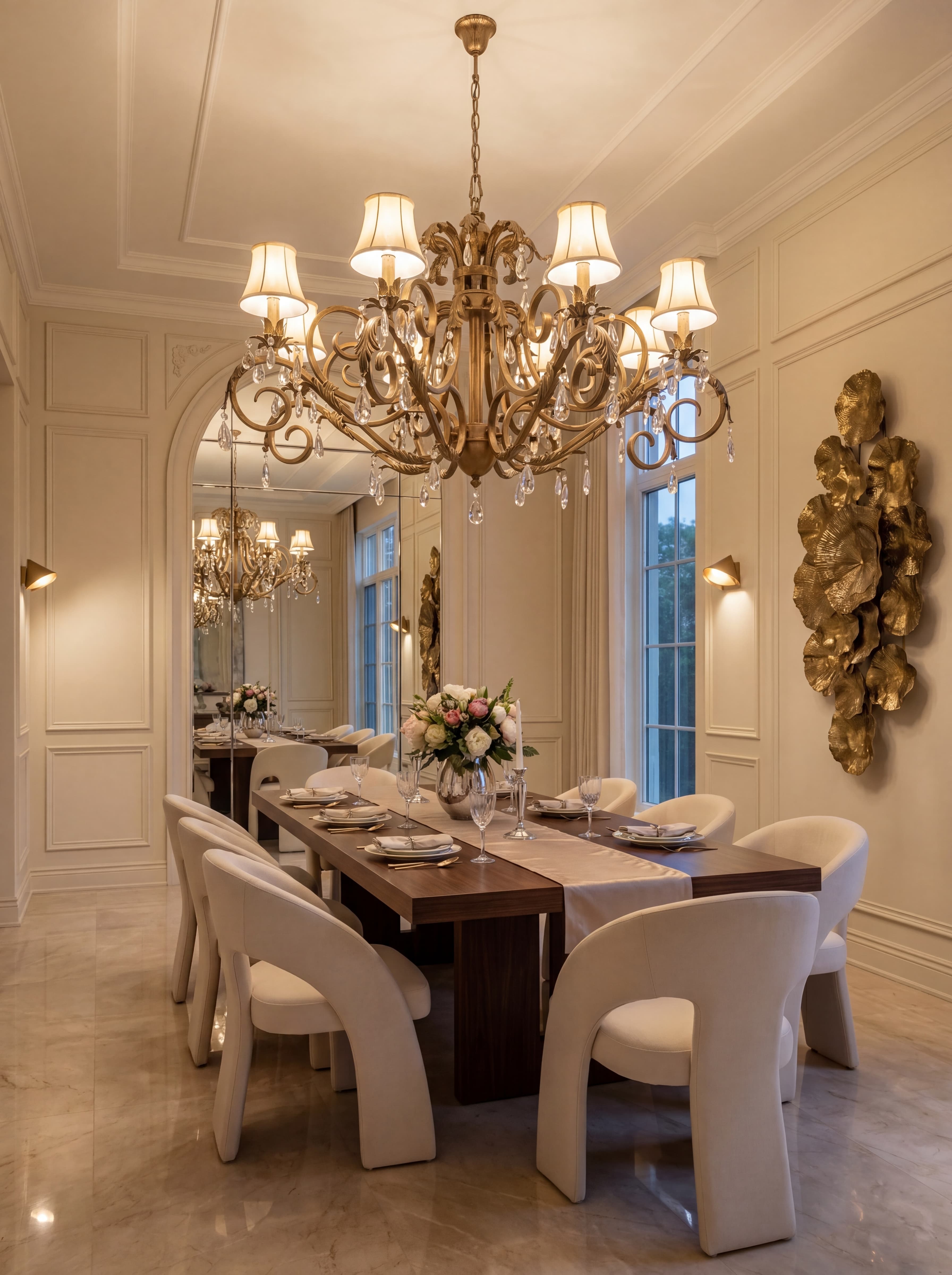 Frosted Scroll in room