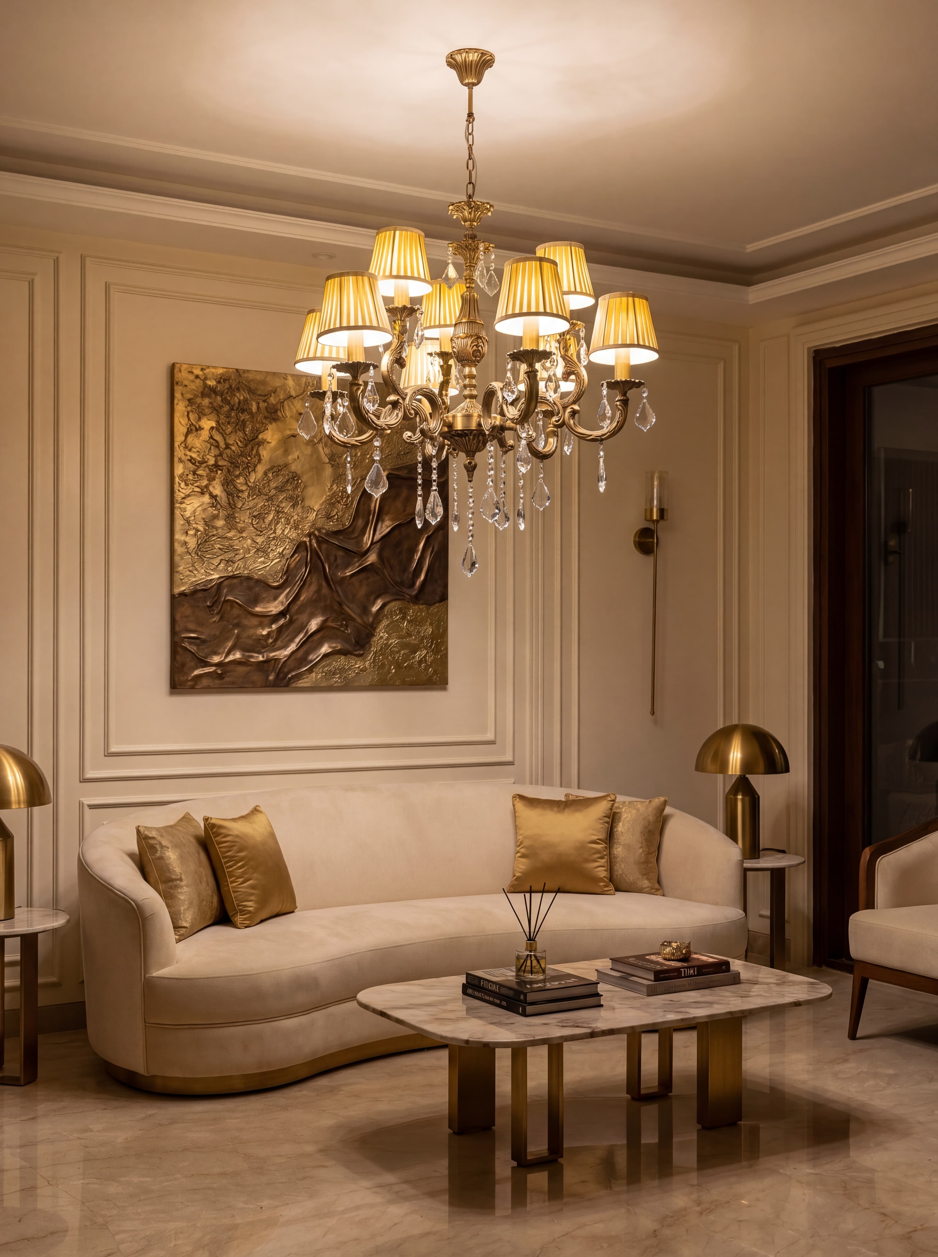 Gilt Plume in room