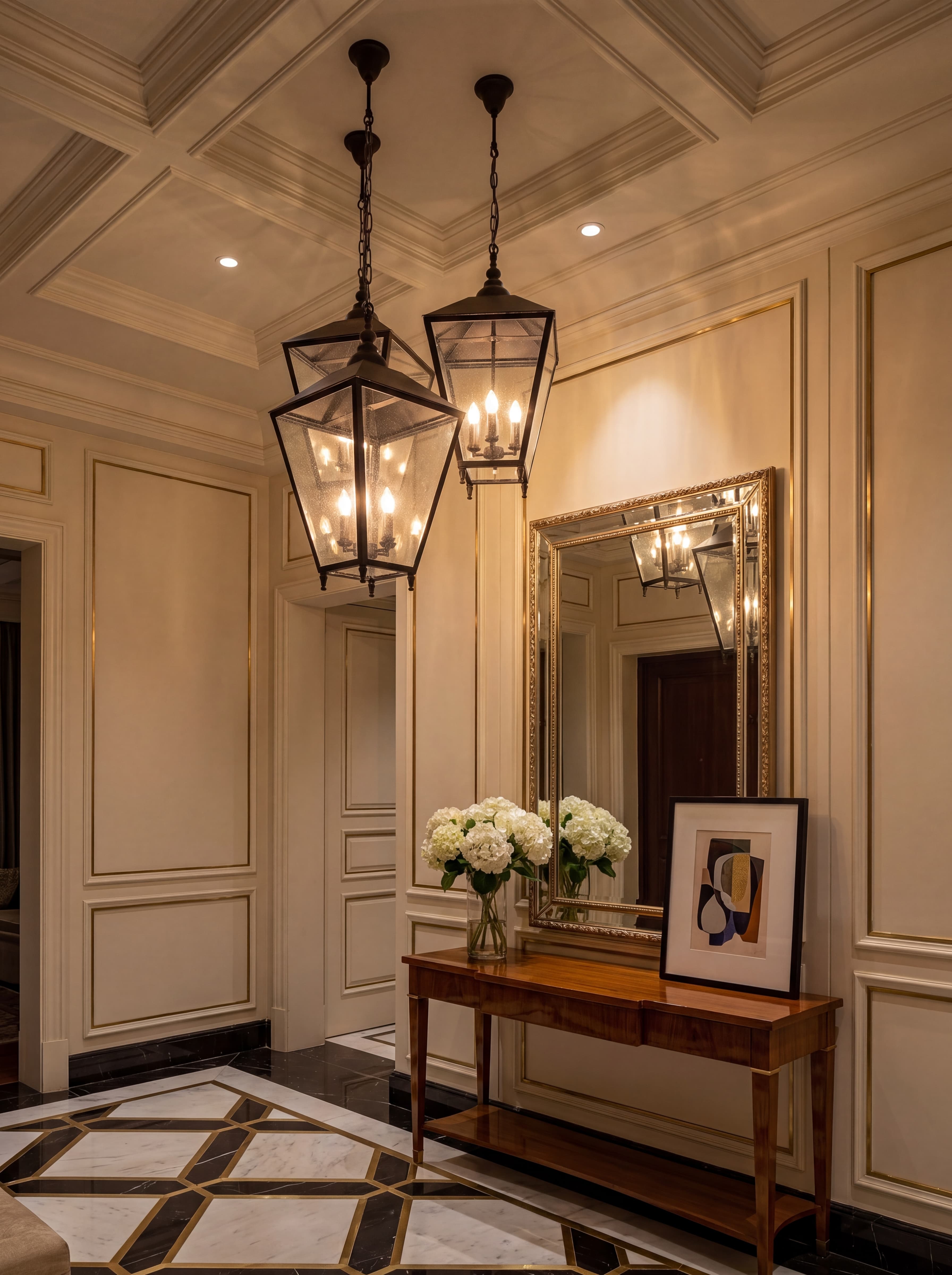 Lantern Cluster in room