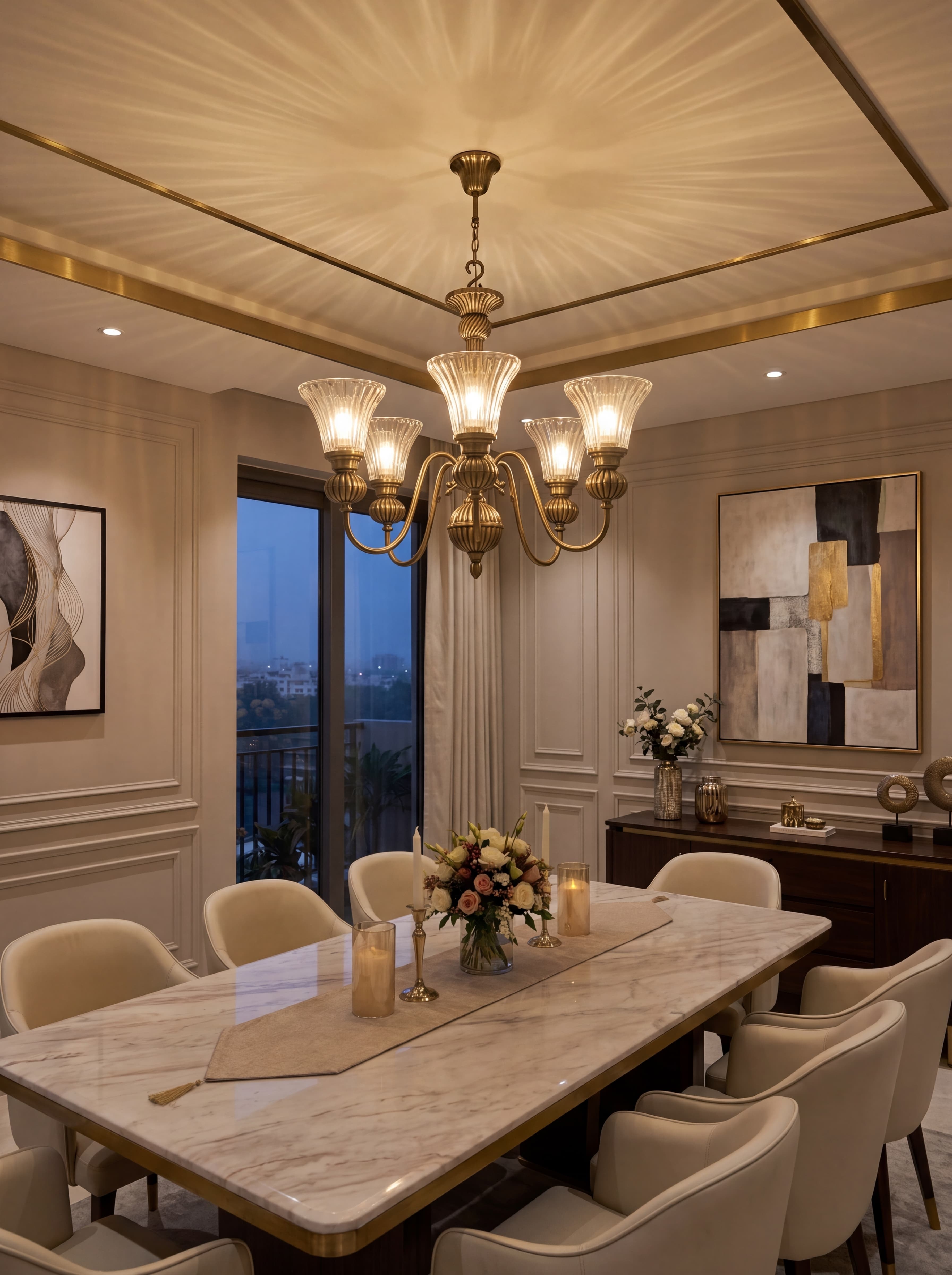 Meridian Brass in room