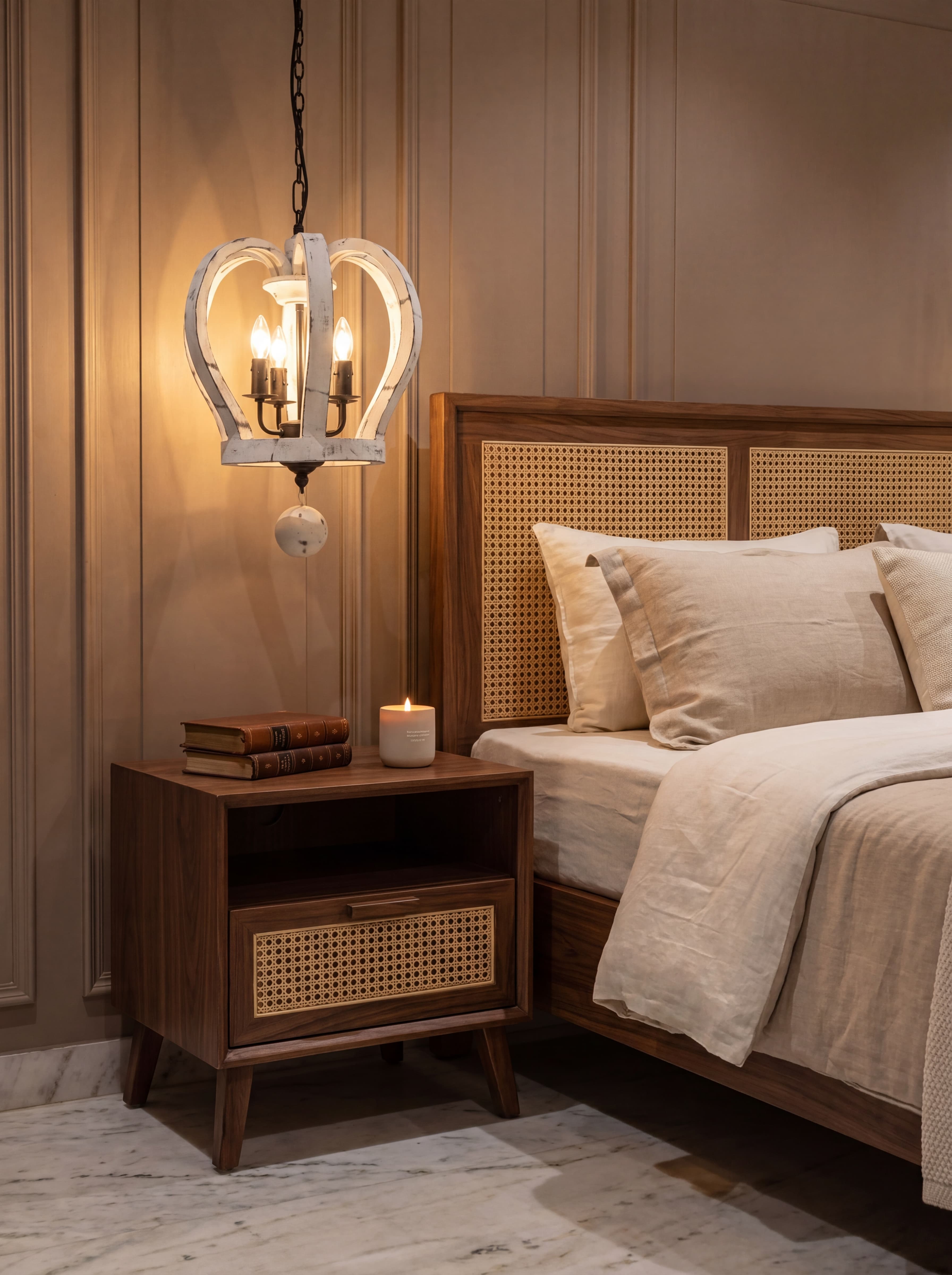 Royal Crown Pendant in room