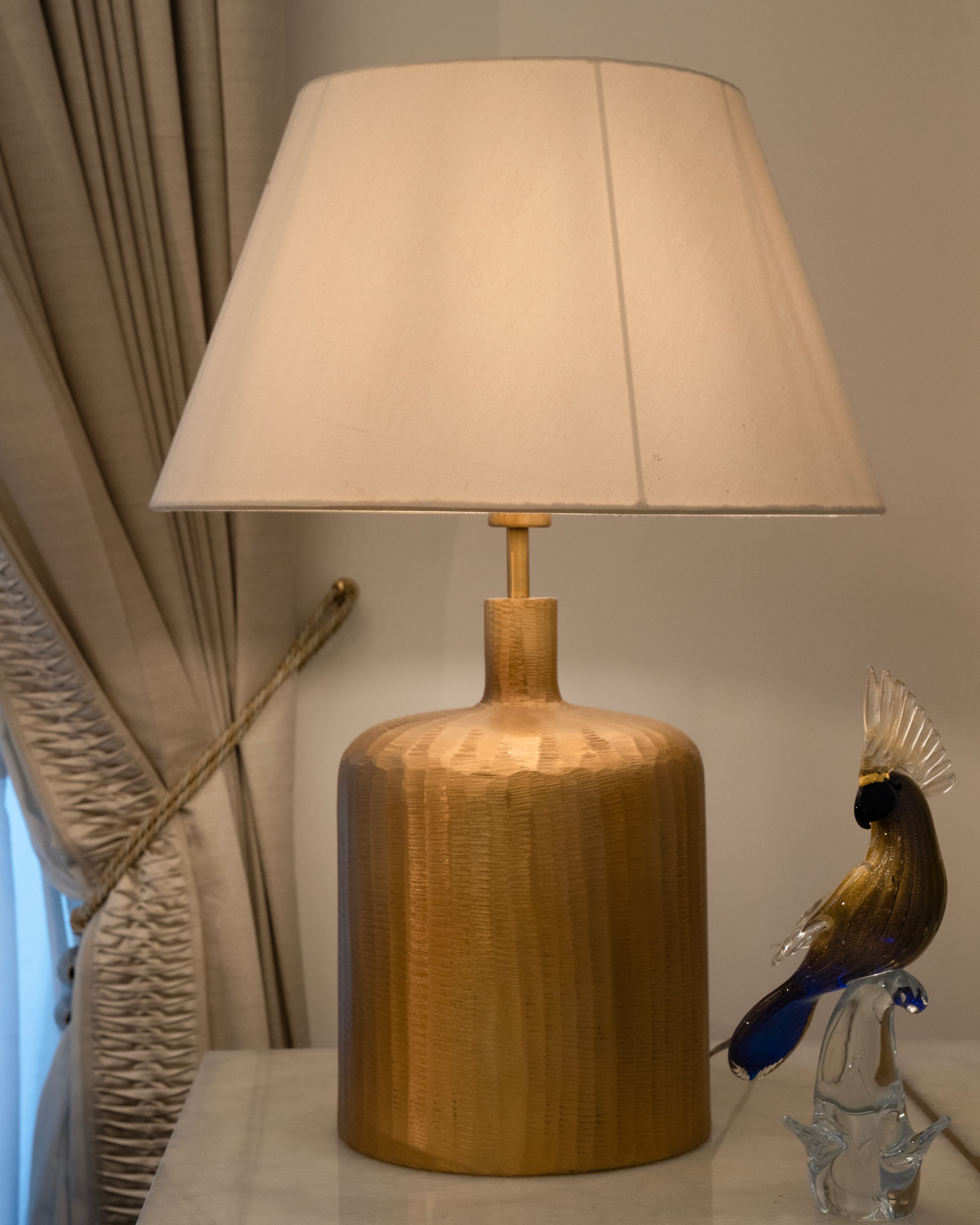 Brushed Cylinder lamp